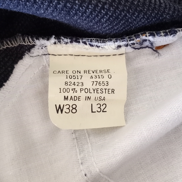 Vintage Levi's Orange Tab Polyester Pants Men's Size 38 - Picture 15 of 16